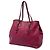 Céline Celine Le Horse Carriage Tote aus beschichtetem Canvas in Rot - Ansicht 2