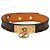 Bracelet Louis Vuitton Brown Monogram Logomania 17 Marron