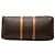 Louis Vuitton Brown Monogram Keepall Bandouliere 55 Marrone - vista 3