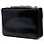 Gucci Borsa a tracolla Medium in vernice nera con G intrecciate Nero - vista 2
