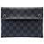 Louis Vuitton Black Damier Graphite Alpha Pochette MM Nero