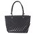 Borsa Tote Chanel Cambon Ligne Grande in Pelle di Agnello Nera Nero