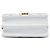 Clutch Chanel em pele de cordeiro acolchoada branca com Candy Chain Branco - vista 3