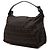 Borsa a mano Fendi in tela Zucchino marrone Marrone scuro - vista 2