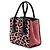 Bolsa Prada Cavallino Twin Pocket Mini em pelo de pônei com estampa de leopardo rosa - vista 2