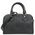 Louis Vuitton Black Monogram Giant Empreinte Speedy Bandouliere 20 Nero