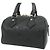 Louis Vuitton Black Monogram Giant Empreinte Speedy Bandouliere 20 Nero - vista 2