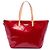 Louis Vuitton Red Monogram Vernis Bellevue GM Rosso