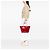 Louis Vuitton Red Monogram Vernis Bellevue GM Rosso - vista 6