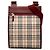 Borsa a tracolla Burberry Beige House Check Canvas