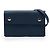 Hermès Blue Epsom Hermesnap Wallet On Strap Blu navy