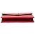 Portafoglio a catena a busta Saint Laurent Red Grain De Poudre Cassandre Rosso - vista 3