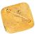 Spilla Chanel Gold CC placcata oro con diamanti D'oro - vista 2