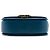 Chanel Blue Small Shiny Calfskin and Quilted Goatskin Coco Curve Flap - vista 3
