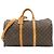 Louis Vuitton Brown Monogram Keepall Bandouliere 50 Marrone