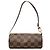 Louis Vuitton Brown Damier Ebene Papillon Pochette Marrone