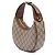 Borsa Mini GG Supreme a Mezzaluna Gucci Beige - vista 2
