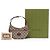Borsa Mini GG Supreme a Mezzaluna Gucci Beige - vista 7