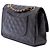 Chanel Black Medium Classic Lambskin Double Flap Nero - vista 2