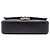 Chanel Black Medium Classic Lambskin Double Flap Nero - vista 3