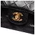 Chanel Black Medium Classic Lambskin Double Flap Nero - vista 5