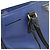 Borsa Tote 2-Way Prada Saffiano Triangle Nero Blu - vista 11