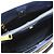 Borsa Tote 2-Way Prada Saffiano Triangle Nero Blu - vista 5