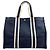 Hermès Bora Tote Bag Marineblau Canvas