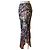 Gonna lunga in seta John Galliano Nero Rosa Multicolore