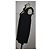 Abito Mini Nero Twin Set con Fiocco - vista 3