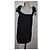 Abito Mini Nero Twin Set con Fiocco - vista 4
