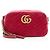 Borsa Small Camera Gucci Matelassé Velvet GG Marmont Rosa