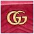 Borsa Small Camera Gucci Matelassé Velvet GG Marmont Rosa - vista 9