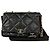Chanel Bolso de Hombro Maxi Negro de Piel de Cordero