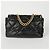 Chanel Bolso de Hombro Maxi Negro de Piel de Cordero - vista 4