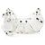 Borsa a spalla Small Le Cagole in agnello Balenciaga Bianco