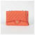 Chanel Borsa a tracolla grande classica Arancione - vista 3