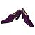 Bottega Veneta Lewis Pumps Krokodil-Optik Beetroot Größe 40 Lila
