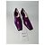 Bottega Veneta Lewis Pumps Krokodil-Optik Beetroot Größe 40 Lila - Ansicht 12