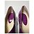 Bottega Veneta Lewis Pumps Krokodil-Optik Beetroot Größe 40 Lila - Ansicht 13