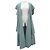 Autre Marque Blamink M CO CHK CASH WRAP Kleid Grün - Ansicht 9