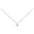 Autre Marque Collana in oro bianco K10 e diamanti Argento
