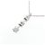 Autre Marque Collana di diamanti Pt900/Pt850 Argento - vista 4