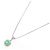 Autre Marque Collana in Pt900/Pt850 con smeraldo e diamante Verde - vista 2