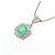Autre Marque Collana in Pt900/Pt850 con smeraldo e diamante Verde - vista 3