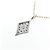 Autre Marque Collana con diamanti K10WG K10YG D'oro - vista 4