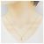 Autre Marque Collana con diamanti K10WG K10YG D'oro - vista 6