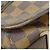Borsa a tracolla Louis Vuitton Brooklyn Damier Marrone - vista 4