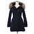 Abrigo de plumón Moncler MONTICOLE Fox Negro