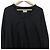 Autre Marque Lisiere Oversized-Bluse mit V-Ausschnitt Schwarz - Ansicht 3